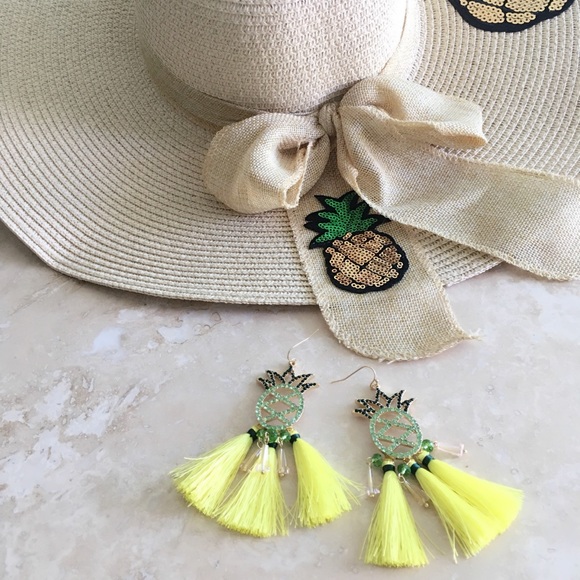 π SEQUIN PINEAPPLE SUNHAT - Picture 3 of 3